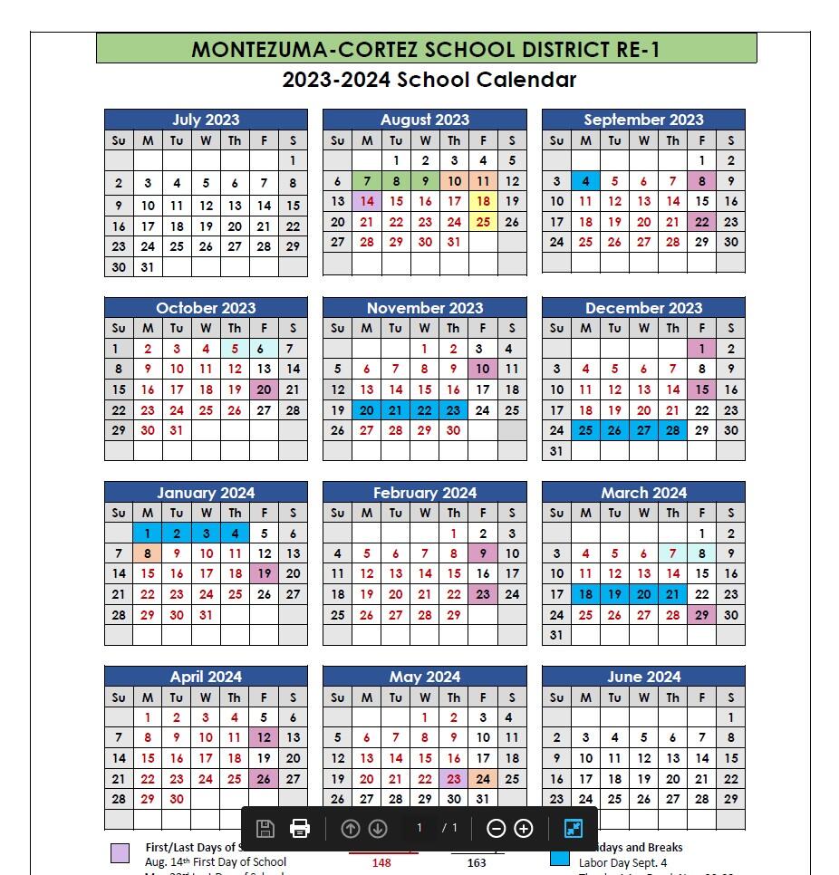 Download button for 2020-2021 District Calendar 