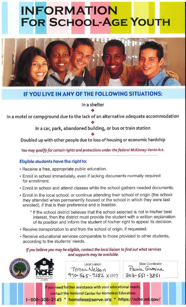 National Center for Homeless Education flyer